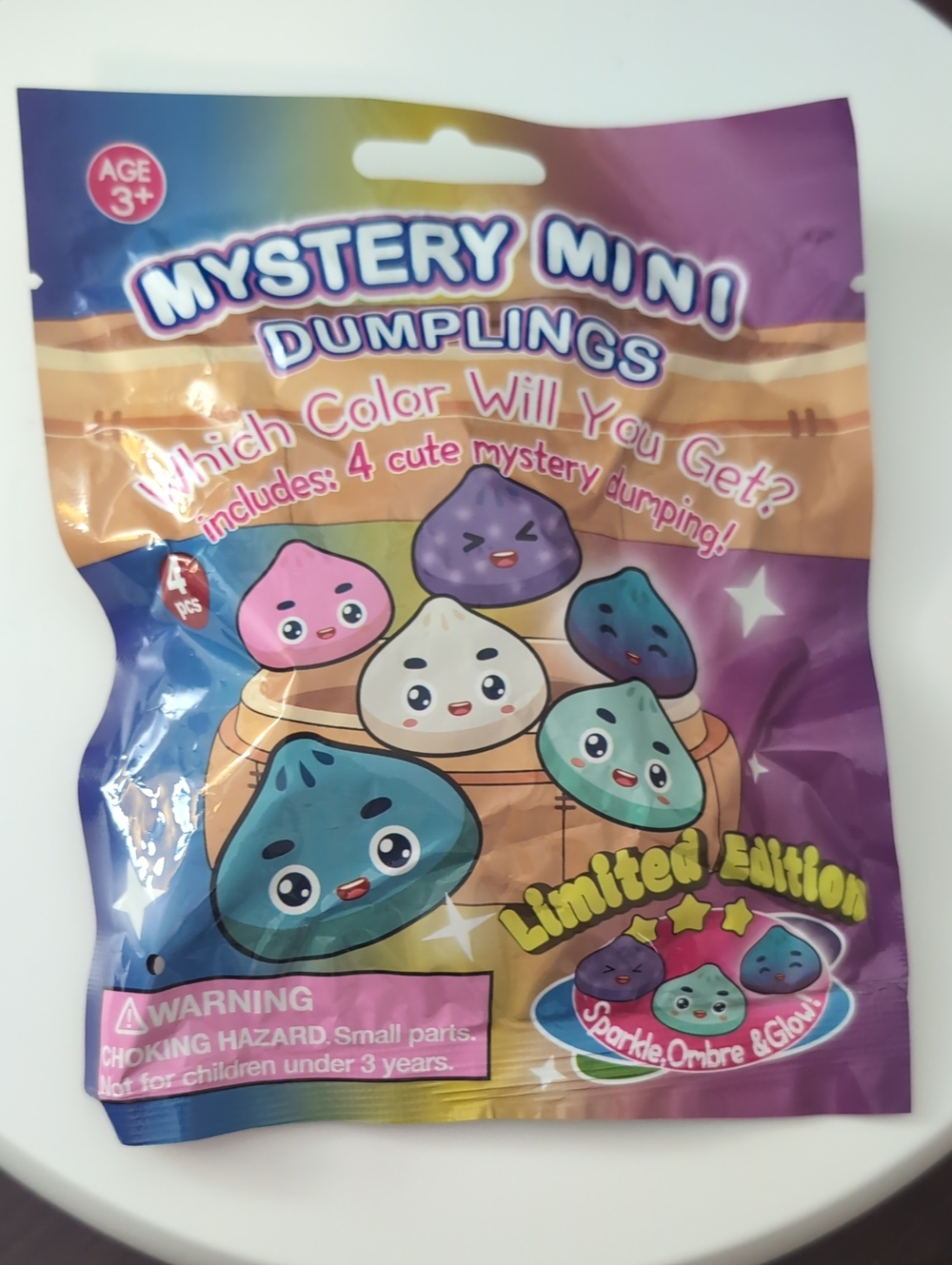 Mystery Mini Dumplings Kids Toy - Purple, Blue, Pink, Cream (Limited Edition)
